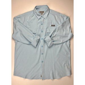 Hook and Tackle Men’s SEALAND Long Sleeve Fishing Shirt Size XL